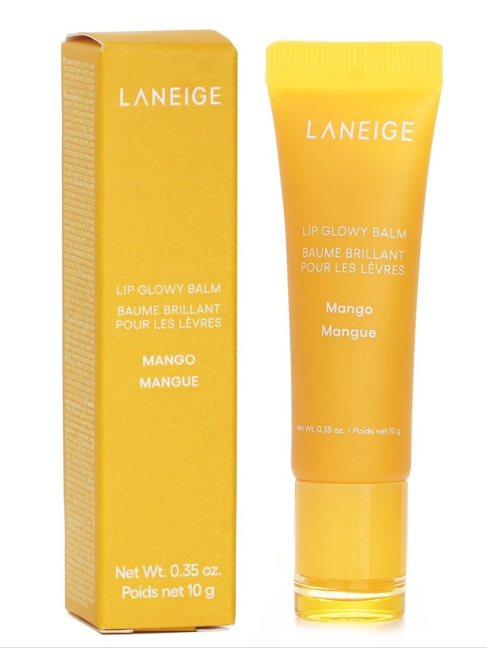 Laneige NIB Lip Glowy Balm in Mango 10g Lip Treatment with Shea Butter